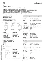 Preview for 8 page of steute ZS 75 Mounting And Wiring Instructions