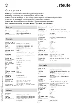 Preview for 9 page of steute ZS 75 Mounting And Wiring Instructions