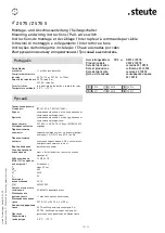 Preview for 10 page of steute ZS 75 Mounting And Wiring Instructions