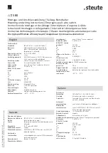 Preview for 6 page of steute ZS 80 Mounting And Wiring Instructions