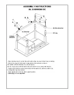 Предварительный просмотр 2 страницы Steve Silver BL125DW Assembly Instructions