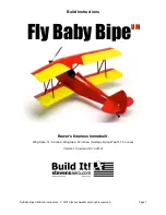 Preview for 1 page of Stevens Aero Model Fly Baby Bipe Build Instructions