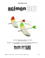 Предварительный просмотр 1 страницы Stevens Aero Model Scimon 30 Build Instructions