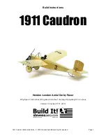 Preview for 1 page of Stevens AeroModel 1911 Caudron Build Instructions