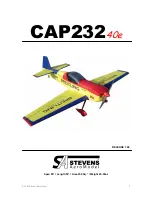 Preview for 1 page of Stevens AeroModel CAP23240e Manual