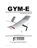 Stevens AeroModel GYM-E Instruction Manual preview