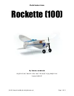 Preview for 1 page of Stevens AeroModel rockette 100 Build Instructions