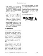 Preview for 37 page of Stevens AeroModel S-Pou! 300 Build Instructions