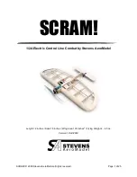 Stevens AeroModel SCRAM! Manual предпросмотр