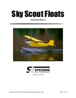 Stevens AeroModel Sky Scout Floats Instruction Manual preview