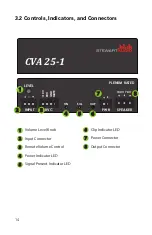 Preview for 14 page of Stewart Audio CVA 25-1 Owner'S Manual