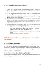 Preview for 21 page of Stewart Audio CVA 25-1 Owner'S Manual