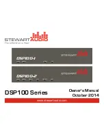 Preview for 1 page of Stewart Audio DSP100 series Owner'S Manual