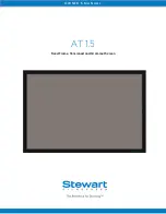 Stewart Filmscreen AT 1.5 Owner'S Manual preview