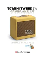 StewMac 57 MINI TWEED Assembly Instructions Manual предпросмотр