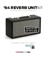 StewMac 64 REVERB UNIT Assembly Instructions Manual предпросмотр