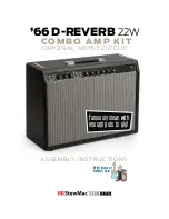 StewMac 66 D-REVERB Assembly Instructions Manual предпросмотр