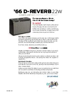 Предварительный просмотр 3 страницы StewMac 66 D-REVERB Assembly Instructions Manual