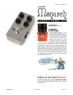 Preview for 1 page of StewMac Monarch Assembly Instruction Manual