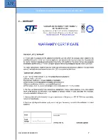 Предварительный просмотр 7 страницы STF-Filtros FMA-2000 series Installation, Operation And Maintenance Manual