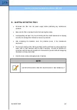 Preview for 22 page of STF-Filtros FMA-3000 Installation, Operation And Maintenance Manual