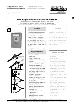 STG-BEIKIRCH TRZ VdS 2A Technical Information And Operating Instruction предпросмотр