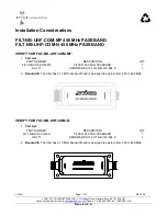 STI-CO FILT-NB-UHF-COM-MF Installation Considerations preview