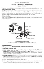 Preview for 1 page of STI 34104 Installation And Operation Manual