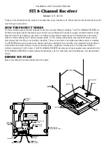 STI 34108 Installation And Operation Manual preview