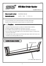 STI E2610VC110 Installation Manual preview