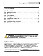 Preview for 3 page of STI P/M STI-2418LP Operating Manual