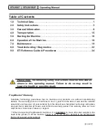 Предварительный просмотр 2 страницы STI P/M STI-2807 Operating Manual