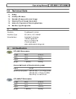 Preview for 3 page of STI STI-3030 Operating Manual