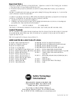 Предварительный просмотр 4 страницы STI STI-34401 Installation And Operation Manual