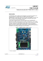 Preview for 1 page of STI STM32091C-EVAL User Manual