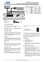 Предварительный просмотр 2 страницы Stid LXE Installation Procedure