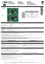 Preview for 1 page of Stid MS2S-Blue Installation Instructions Manual