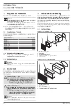 Предварительный просмотр 2 страницы STIEBEL ELTRON AWG 315 GL Installation Instructions Manual