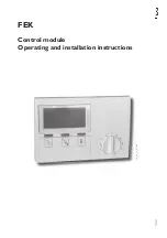 STIEBEL ELTRON FEK Operating And Installation Instructions preview