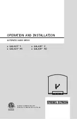 Preview for 1 page of STIEBEL ELTRON GALAXY 1 Operation And Installation