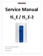STIEBEL ELTRON IS E Service Manual preview