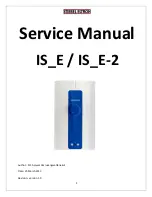 Preview for 1 page of STIEBEL ELTRON IS E Service Manual