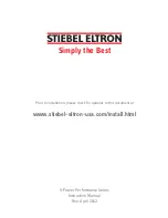 Предварительный просмотр 2 страницы STIEBEL ELTRON S-Power SP-20 Installation Instructions Manual