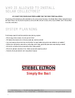 Предварительный просмотр 8 страницы STIEBEL ELTRON S-Power SP-20 Installation Instructions Manual