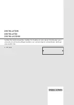 STIEBEL ELTRON SP cool Installation Manual preview