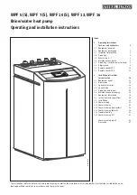 Preview for 1 page of STIEBEL ELTRON WPF 10 Operating And Installation Instructions