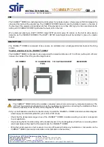 STIF VIGIBELT CDM80 Instruction Manual preview