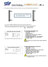 Preview for 3 page of STIF VIGIBELT CDM80 Instruction Manual