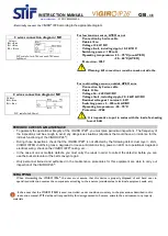 Preview for 3 page of STIF VIGIRO IP26 Instruction Manual