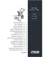 Preview for 1 page of Stiga 1381 HST 1171 Instructions For Use Manual